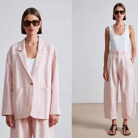 Apiece Apart Oversized Blazer and Bari Crop Trouser - Picture 1 of 15
